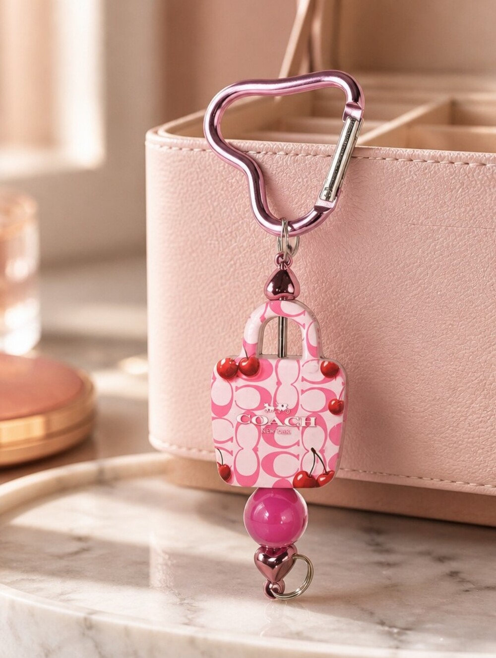Handcrafted Bag Charm Beaded